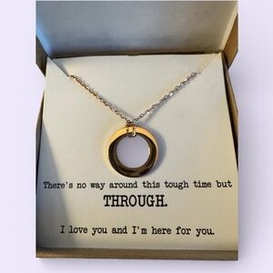 Circle of Life Gold-Tone Necklace NIB